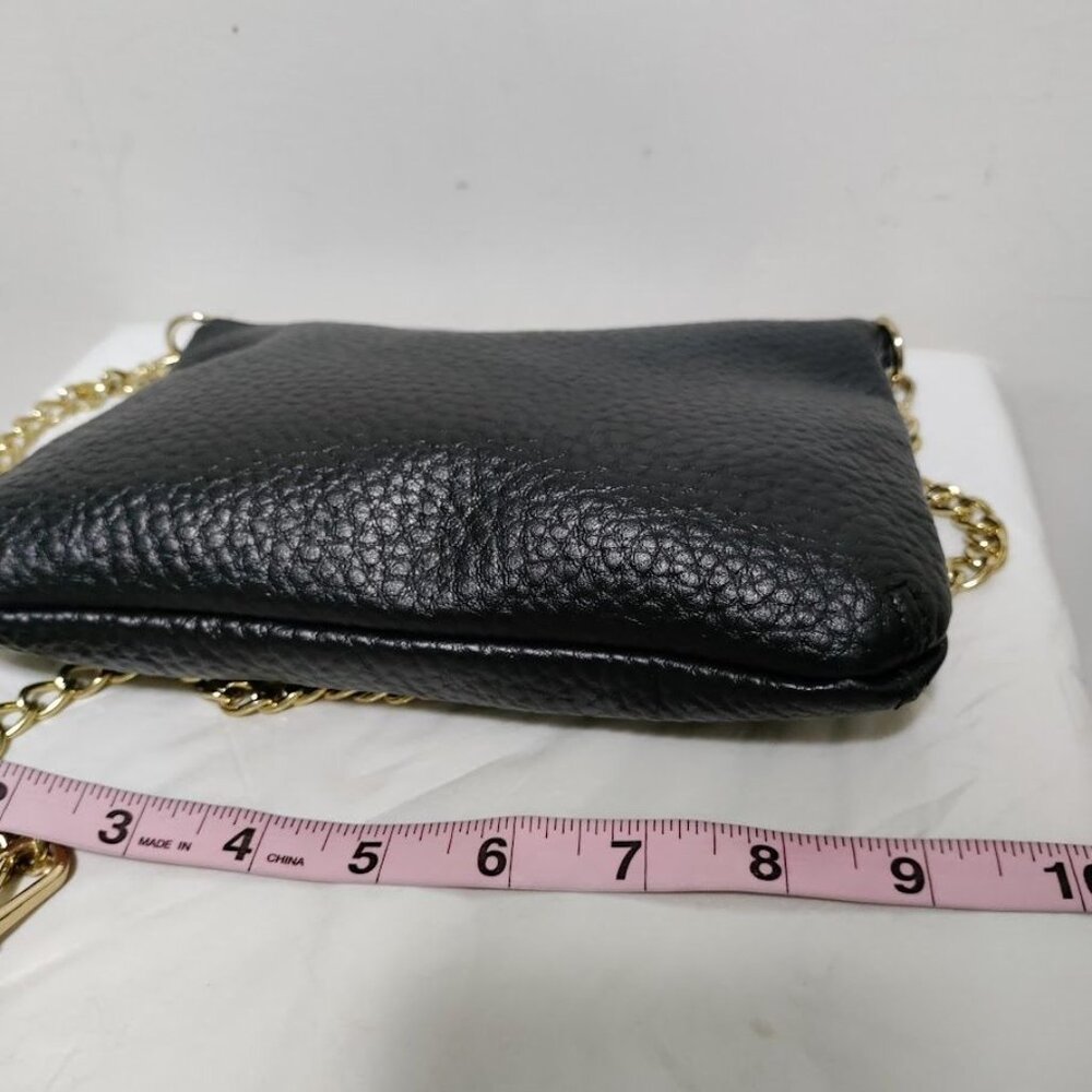 NWOT LODIS Borrego Emily Italian Leather 5 in 1 Convertible Crossbody Bag Black - Picture 5 of 13
